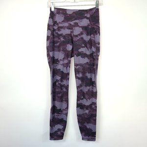 All in Motion Purple Camo High-Waisted Full-Length Leggings Size S